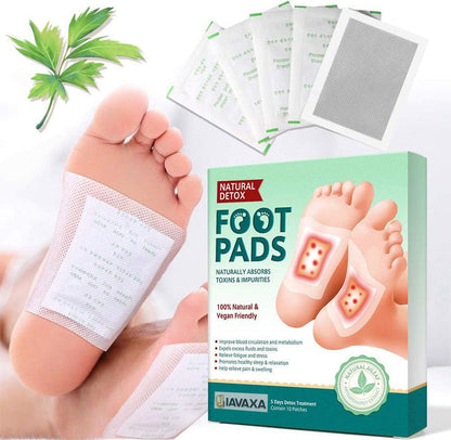 Deep Cleansing Foot Pads for Detox & Relaxation | Natural Herbs Patches for Internal Toxin Removal, Pain Relief, Better Sleep & Circulation for Men & Women (Pack of 20)